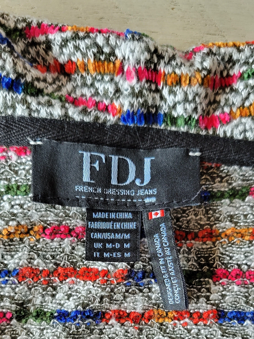 FDJ Cowl Neck Sweater Sz Medium - Picture 3 of 6